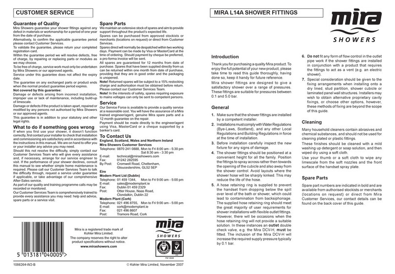 Mira L14A User manual