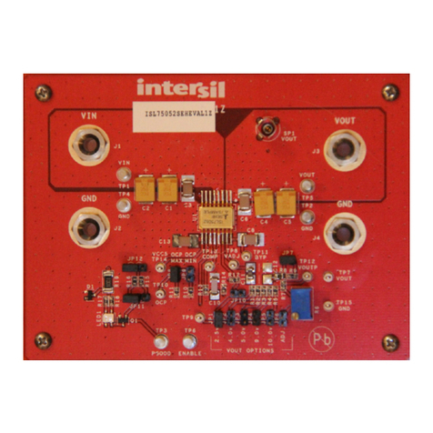 Intersil ISL75052SEHEVAL1Z User manual
