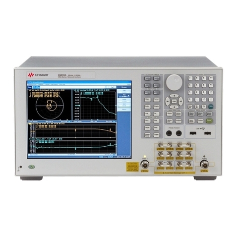 Agilent Technologies E5072A ENA Series User manual