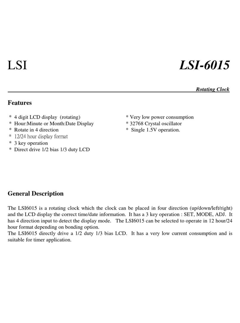 LSI LSI-6015 manual