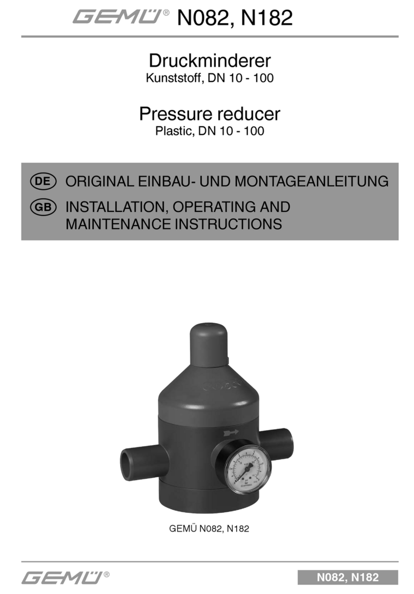 GEM N082 Installation, Operating and Maintenance Instructions for the Installer and the User