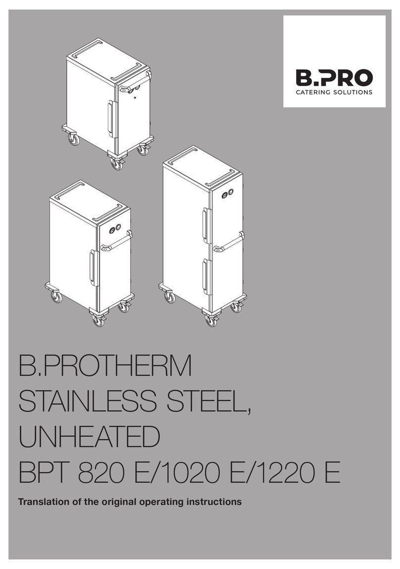 B.Pro B.PROTHERM BPT 820 E Translation of the original operating instructions B.Pro B.PROTHERM BPT 820 E Translation of the original operating instructions