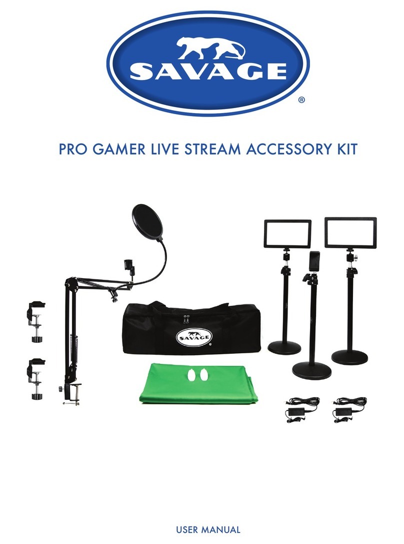Savage PRO GAMER Usage instructions