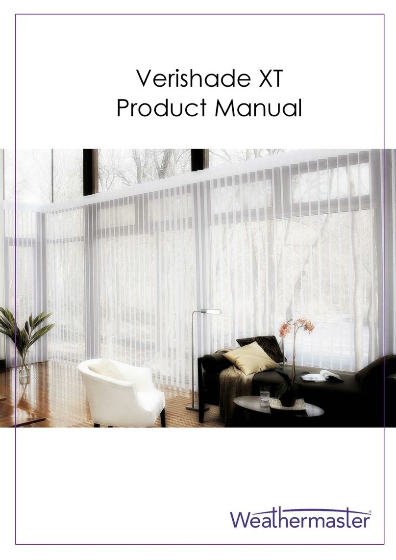 WeatherMaster Verishade XT User manual