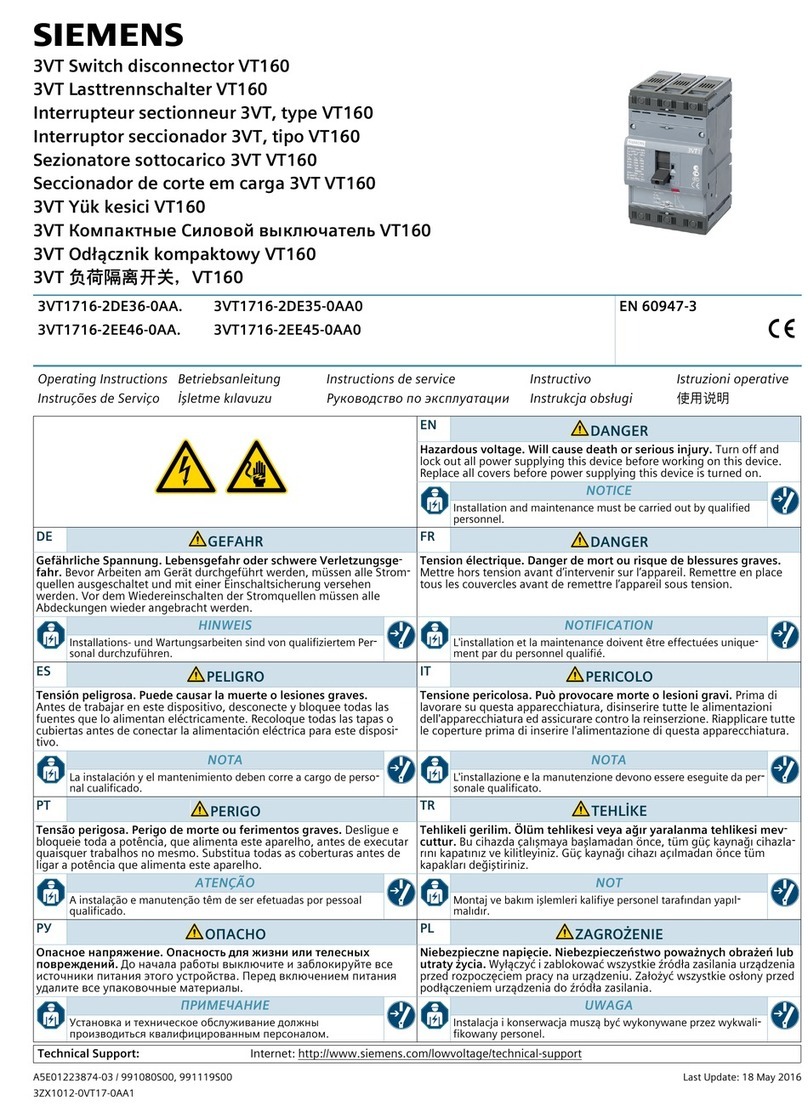 Siemens 3VT1716-2DE36-0AA User manual