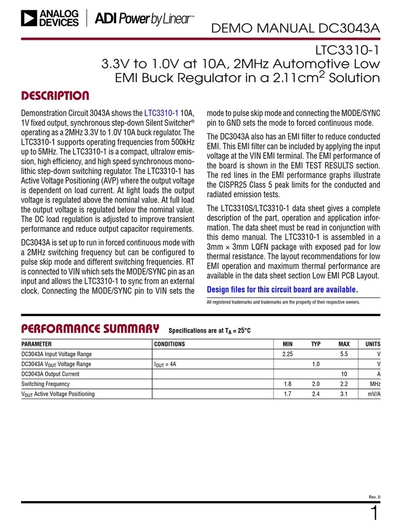 Analog Devices Linear ADI Power LTC3310-1 User manual