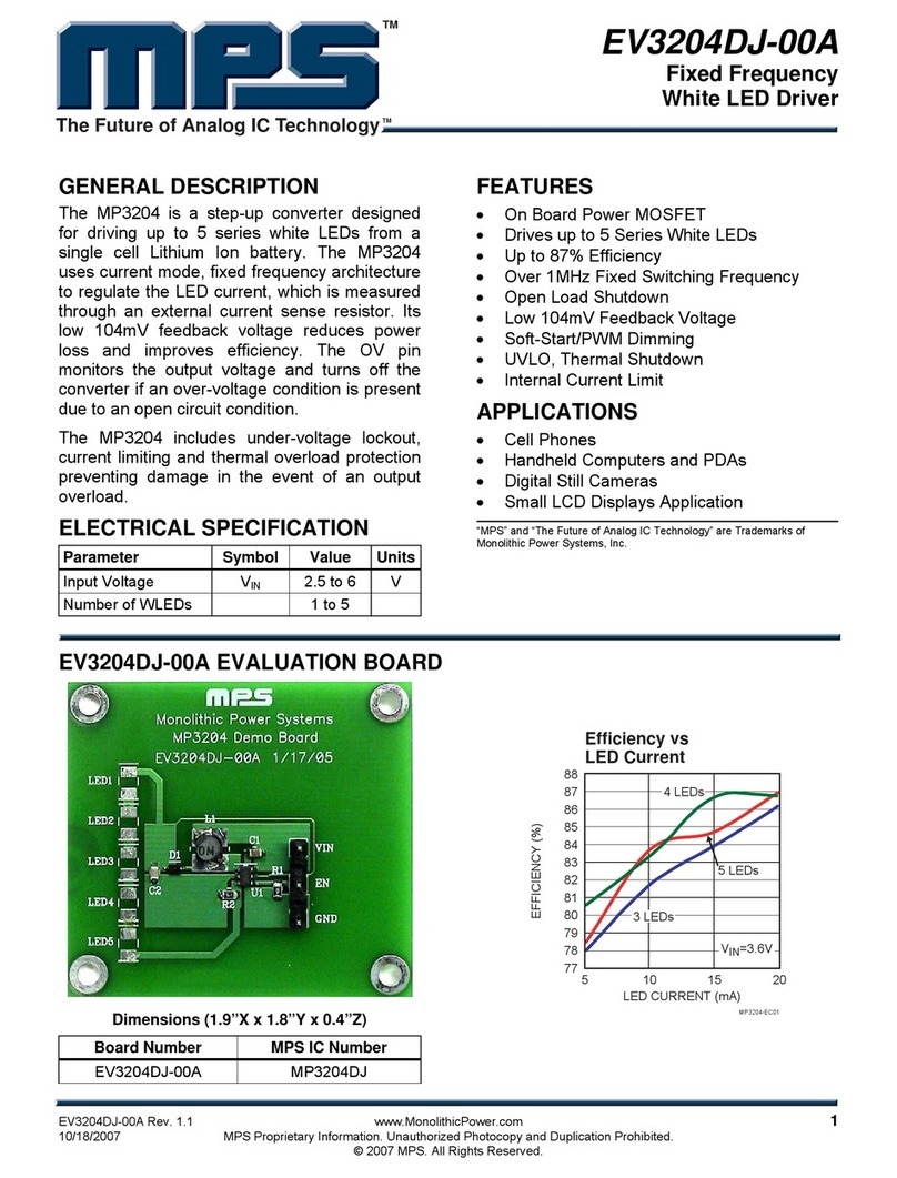 MPS EV3204DJ-00A quick start guide