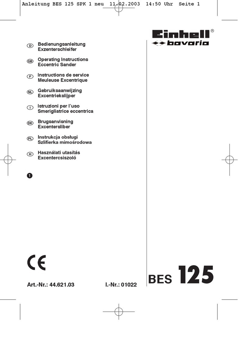 EINHELL Bavaria BES 125 User manual