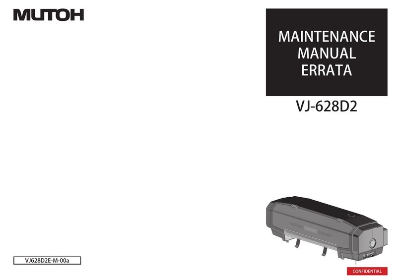 MUTOH VJ-628D2 Maintenance manual