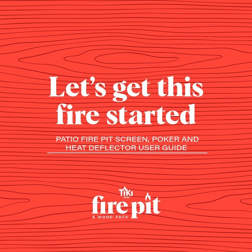 tiki Fire Pit Screen manual