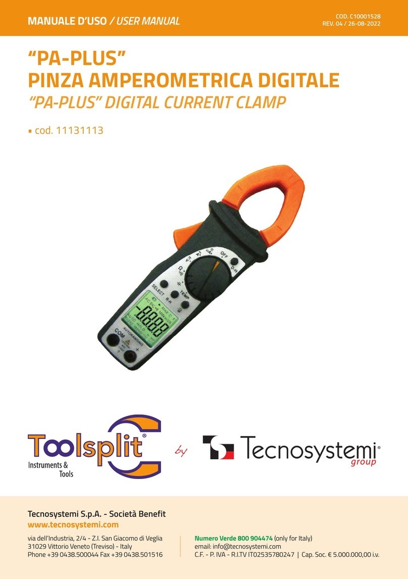 Tecnosystemi Toolsplit PA-PLUS User manual