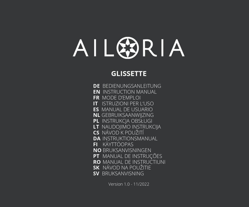 Ailoria GLISSETTE instruction manual