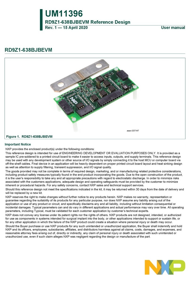 NXP Semiconductors RD9Z1-638BJBEVM User manual