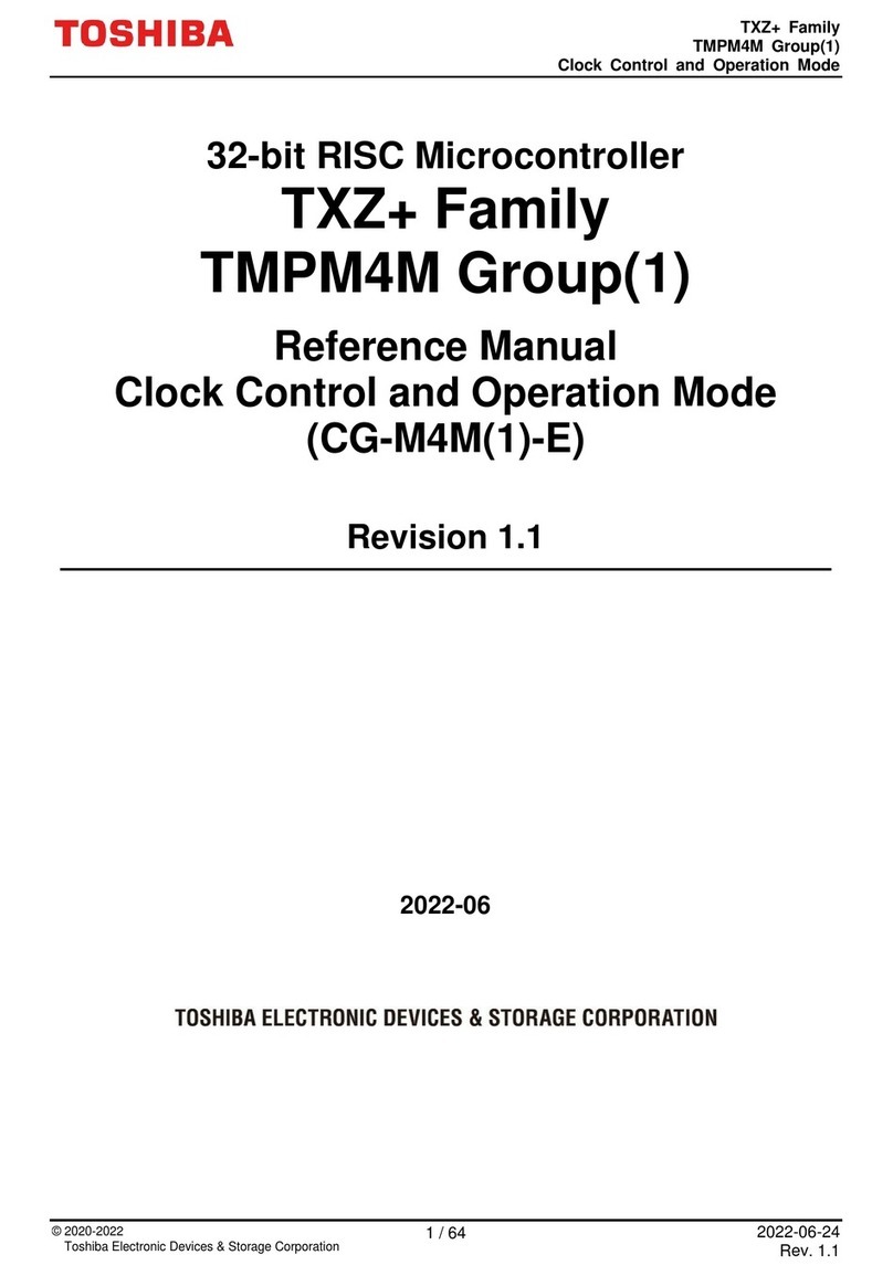 Toshiba TXZ+ TMPM4MNFYAFG Reference manual Toshiba TXZ+ TMPM4MNFYAFG Reference manual