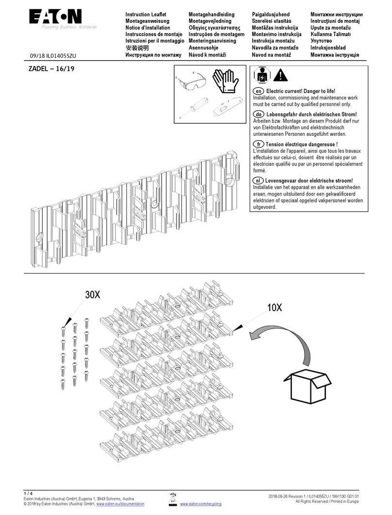 Eaton ZADEL-16 Manual