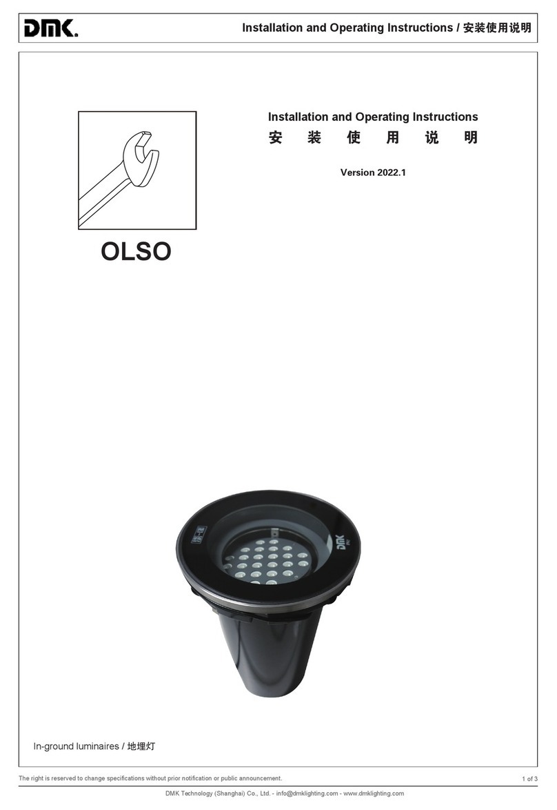 DMK OLSO R Installation and operating instructions