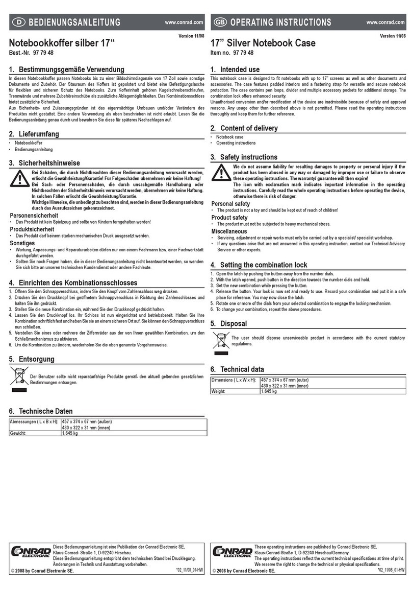 Conrad Electronic 977948 User manual