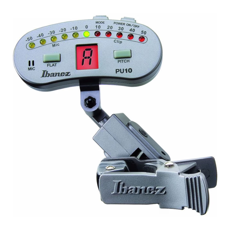 Ibanez PU10 User manual