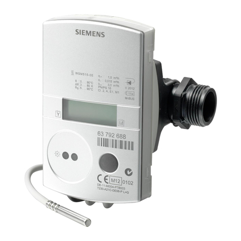 Siemens WS 5 Series User manual Siemens WS 5 Series User manual