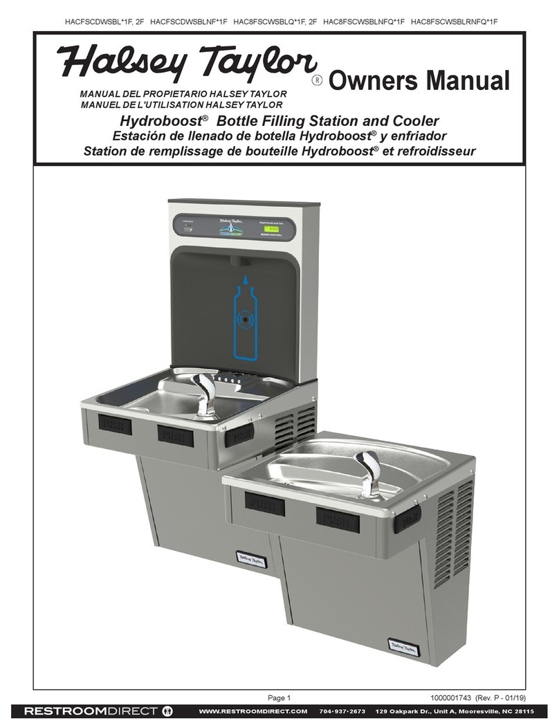 Halsey Taylor HACFSCDWSBL 1F Series User manual
