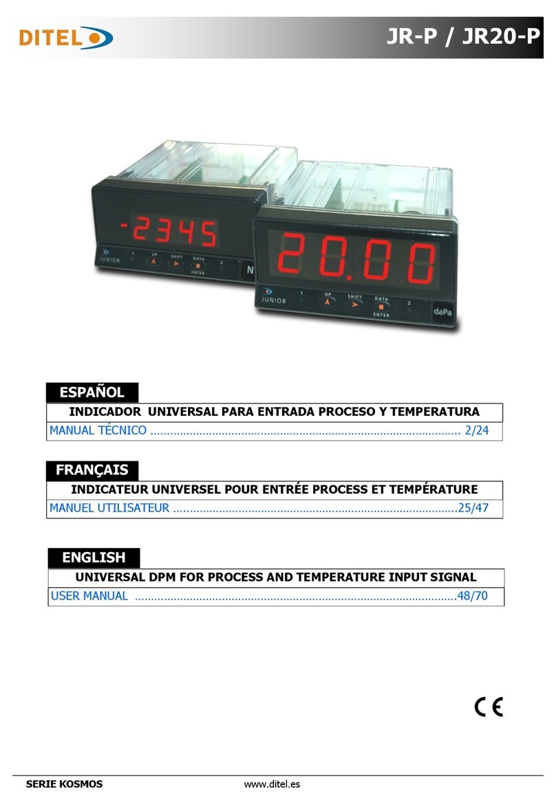 Ditel JUNIOR JR20-P user manual