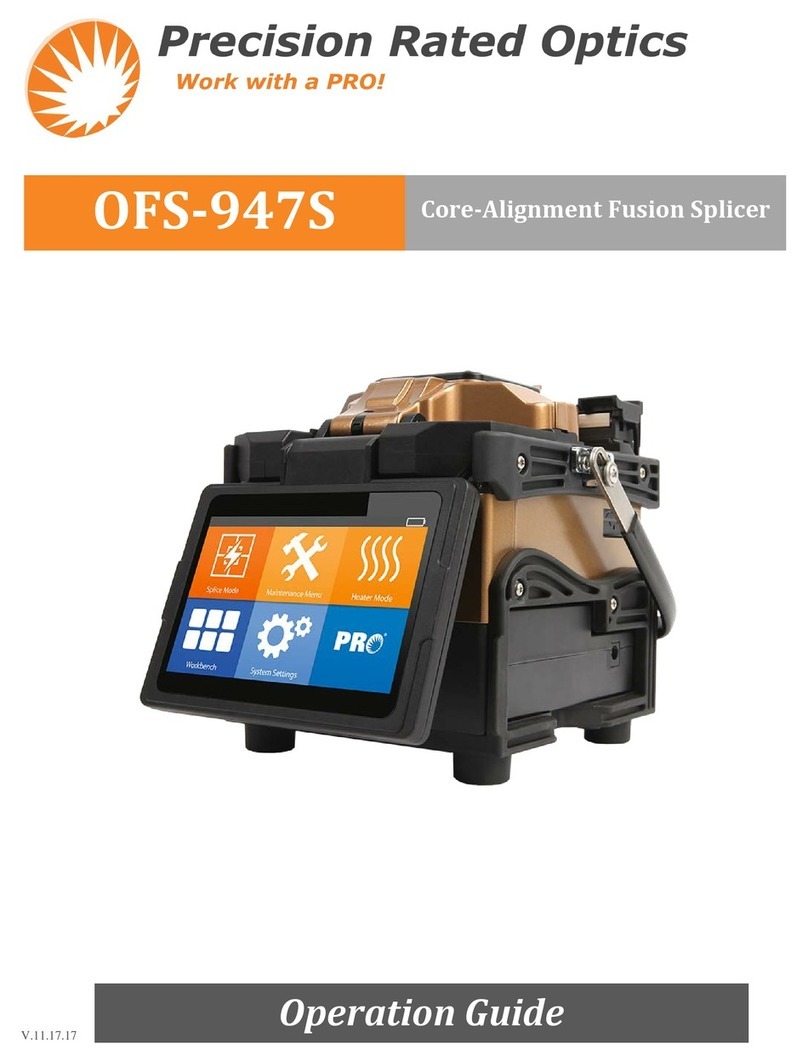 Precision Rated Optics OFS-947S Operation guide Precision Rated Optics OFS-947S Operation guide