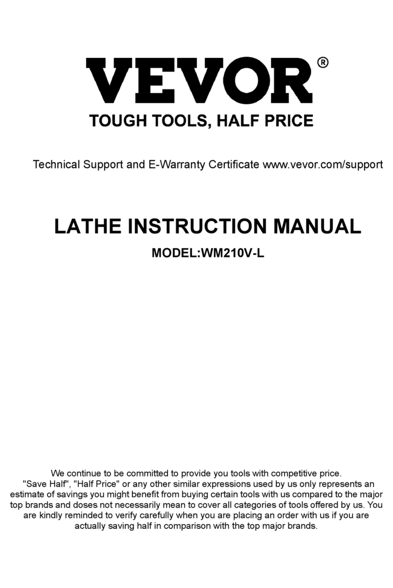 VEVOR WM210V-L instruction manual