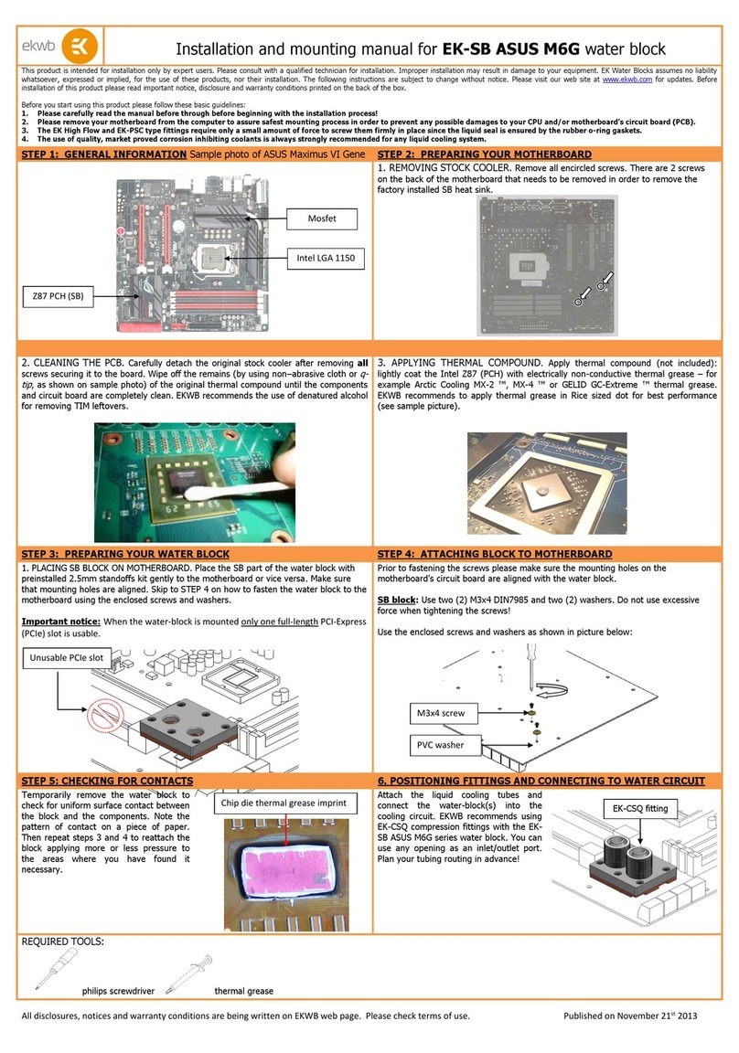ekwb EK-SB ASUS M6G Guide