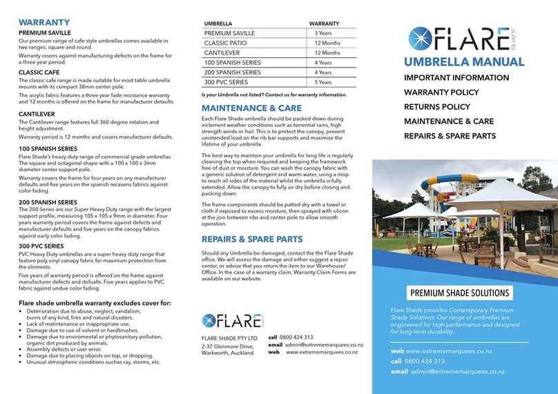 Flare 100 SPANISH Series manual