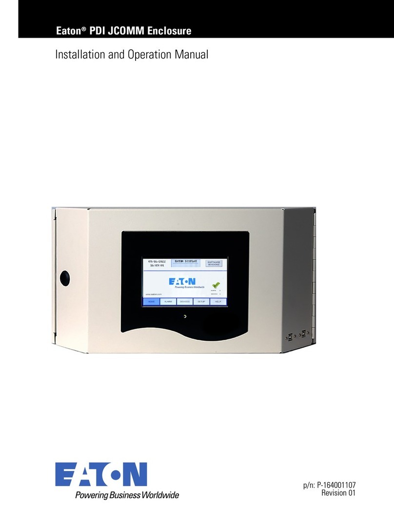 Eaton PDI JCOMM User manual