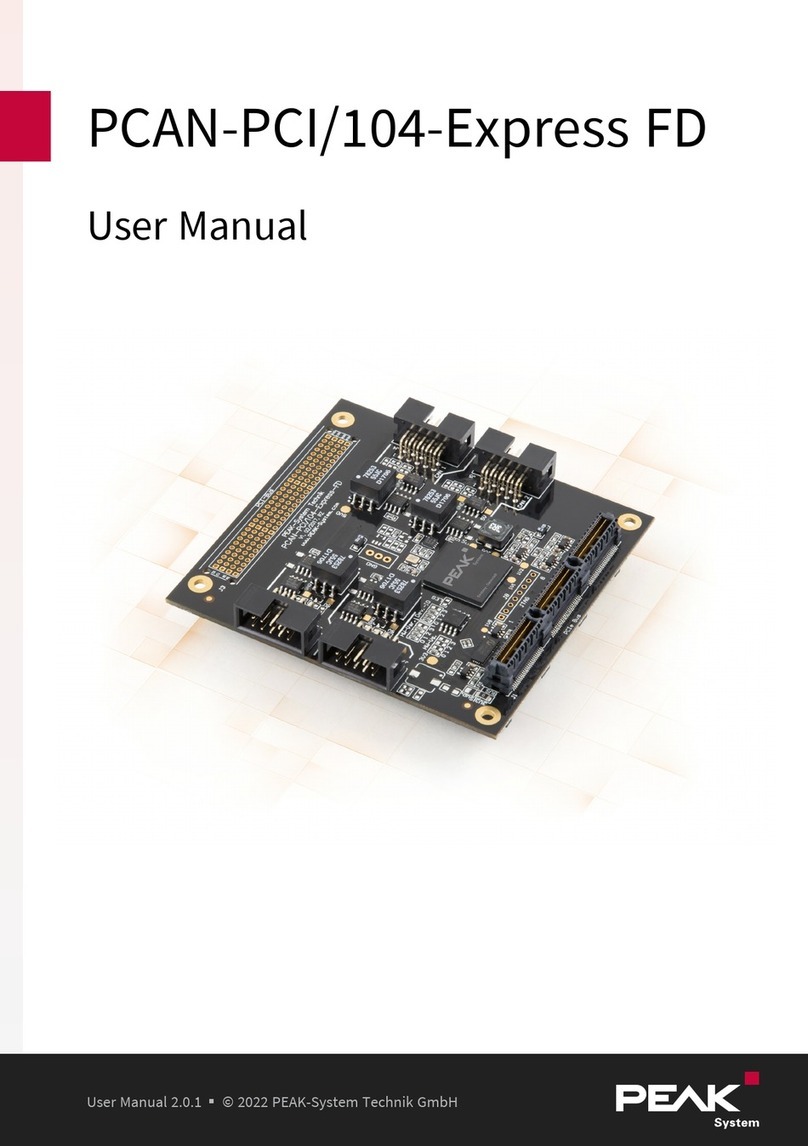 Peak PCAN-PCI/104-Express user manual