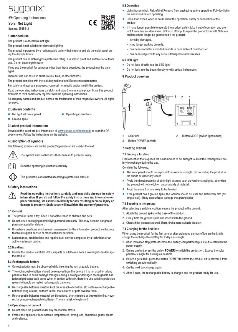 Sygonix SY-5170824 operating instructions
