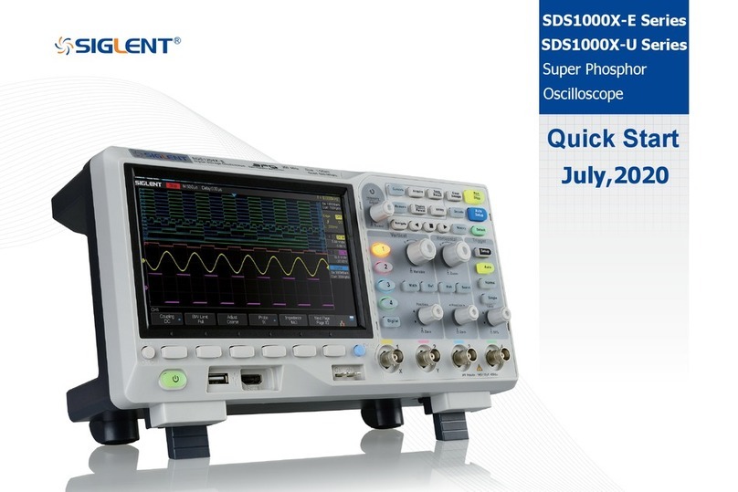 SIGLENT SDS1202X-U Series User manual