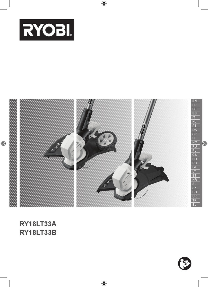 Ryobi RY18LT33A User manual