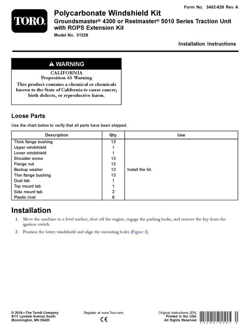 Toro 31329 User manual