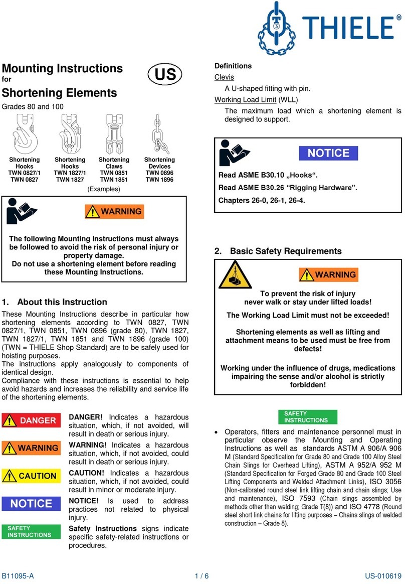 Thiele TWN 0827/1 User manual