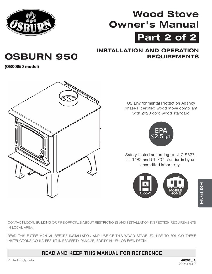 Osburn 950 User manual