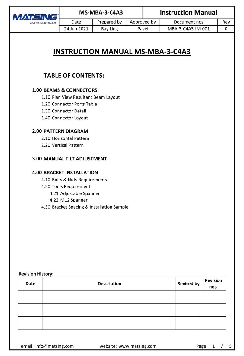 Matsing MS-MBA-3-C4A3 User manual Matsing MS-MBA-3-C4A3 User manual