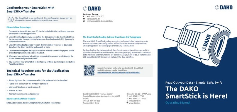DAKO SmartStick operating manual