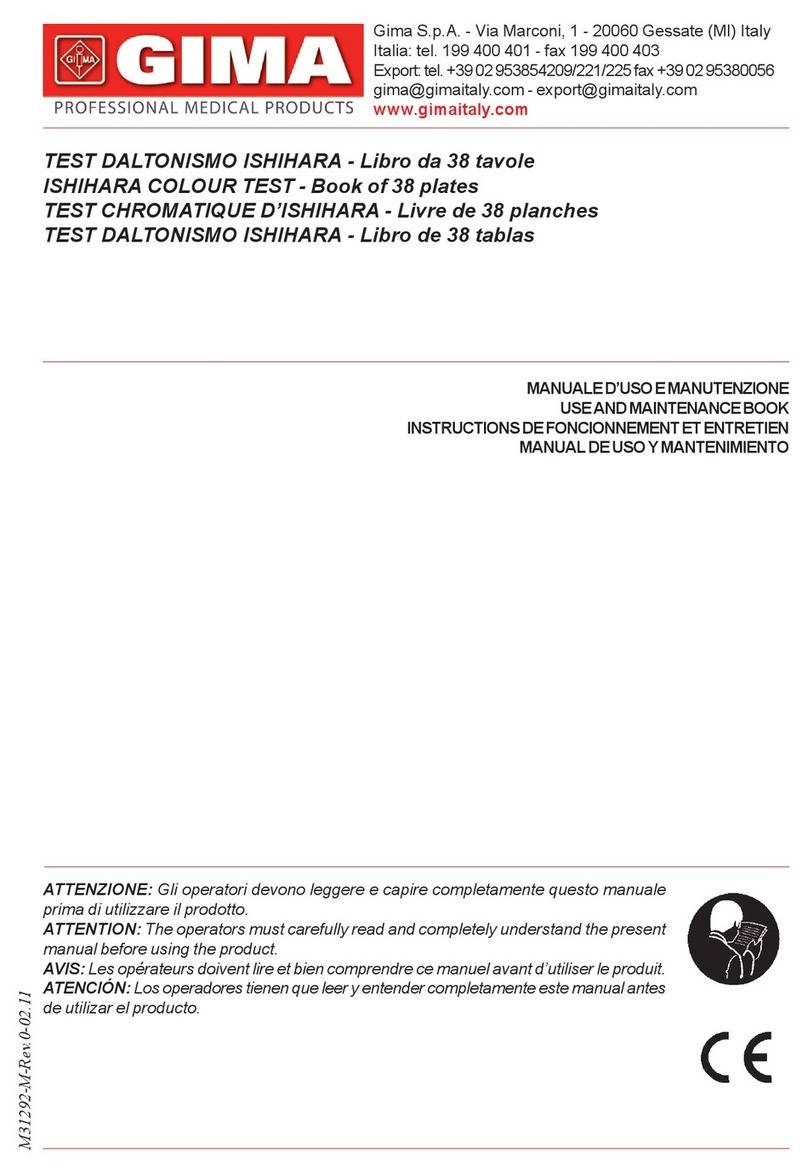 Gima 31292 Use and maintenance book
