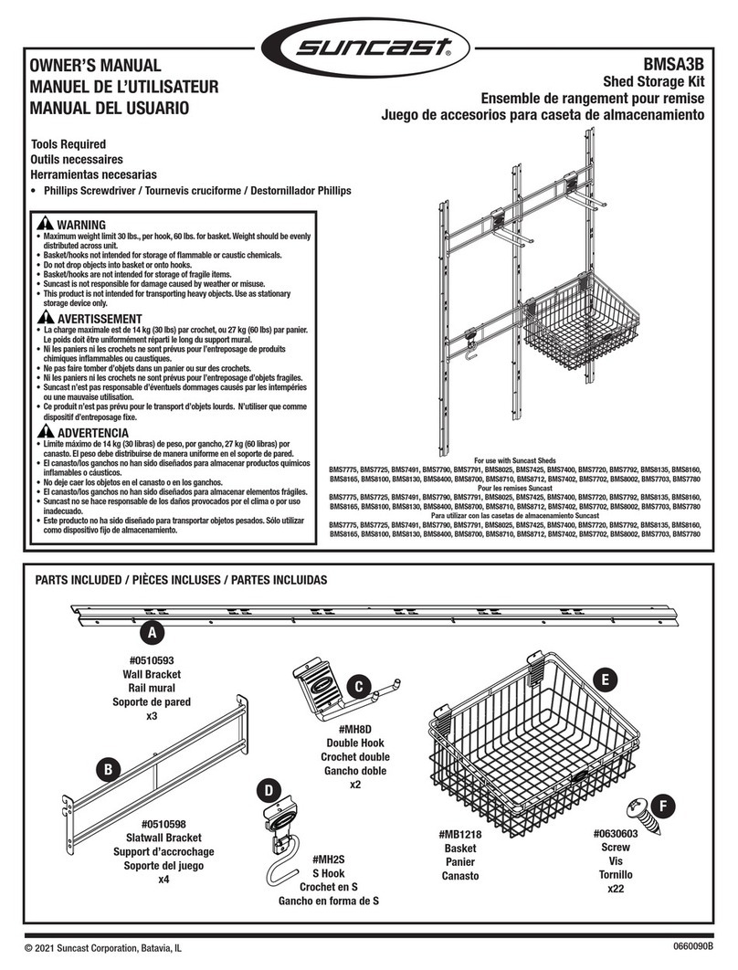 Suncast BMSA3B owner's manual