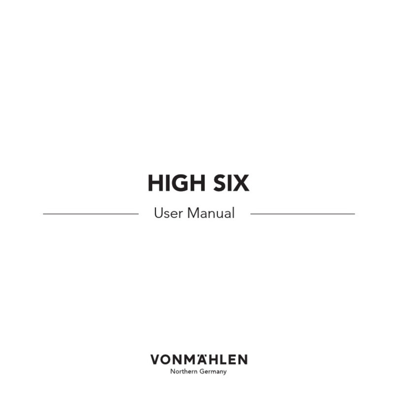 VONMÄHLEN HIGH SIX user manual