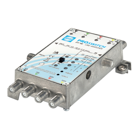 Wisi PROSWITCH DY 40 operating instructions