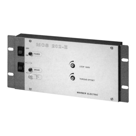 Warner Electric MCS202-E1 user manual