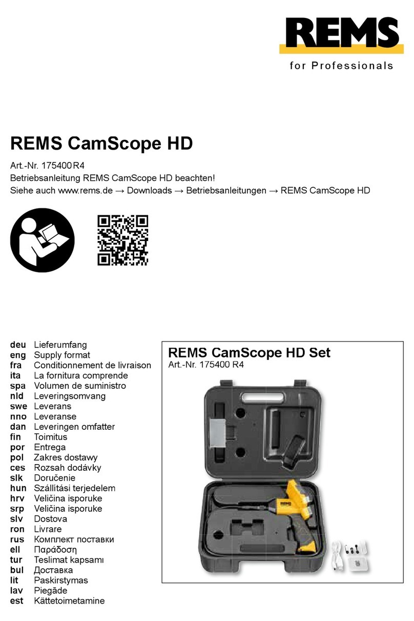 REMS CamScope HD User manual