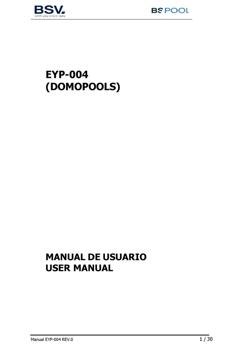 BSV BS POOL DOMOPOOLS user manual