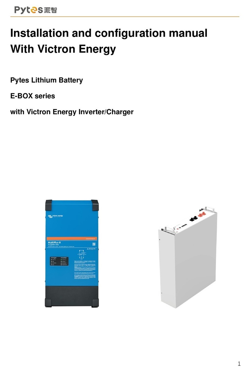 Pytes E-BOX Series Installation and configuration manual