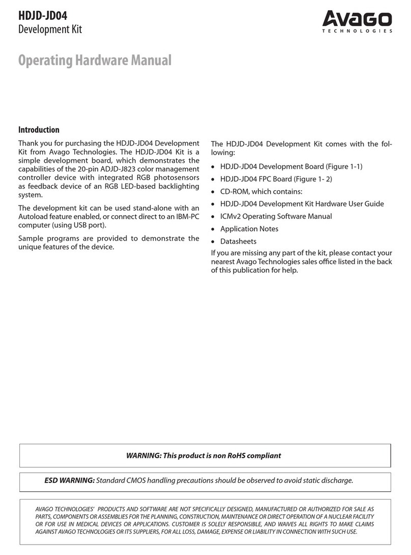Avago HDJD-JD04 User manual