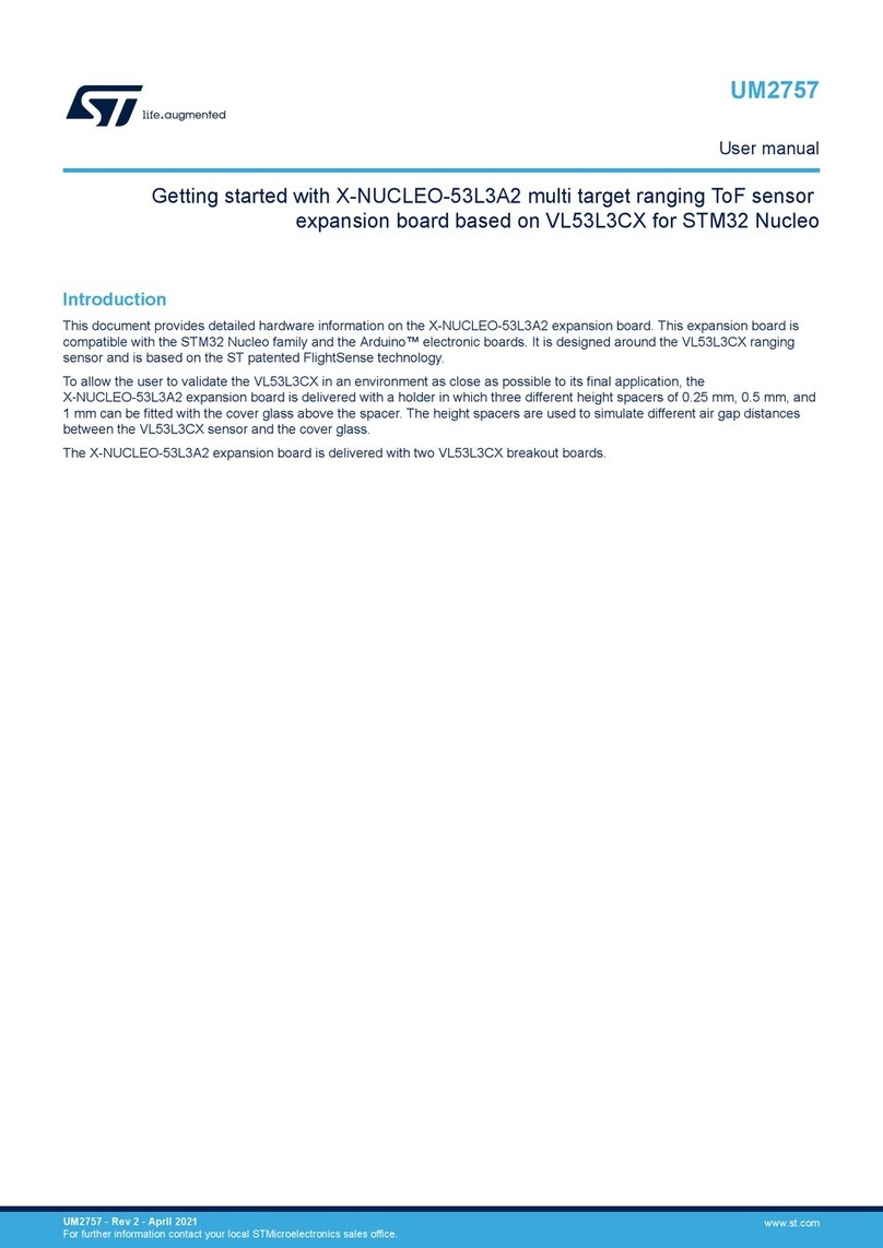 ST X-NUCLEO-53L3A2 user manual