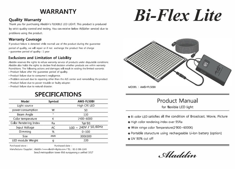 Aladdin AMS-FL50B1 product manual